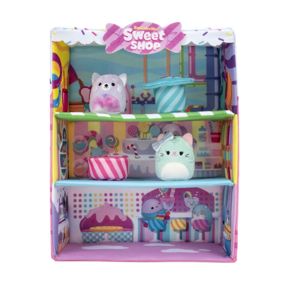 SQUISHMALLOW Sweet Shop AND Bakery Playset Duo
